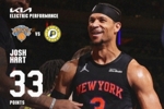 13中12！哈特单场以90%以上命中率砍下30+ 尼克斯队史第四人