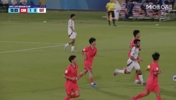 少年拉满弓！何思凡左路兜射死角破门，U17国足1-0卡塔尔