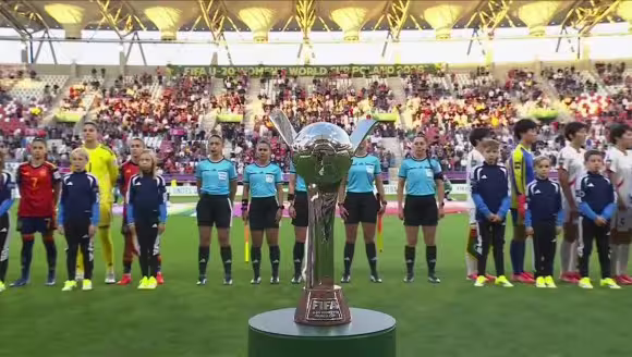 【集锦】U20女足世界杯-莱娅两扑点 西班牙点球4-3朝鲜